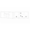 Mobile Credenza 2 Ante 2 Cassetti Noce Contenitore in Legno Tv Soggiorno