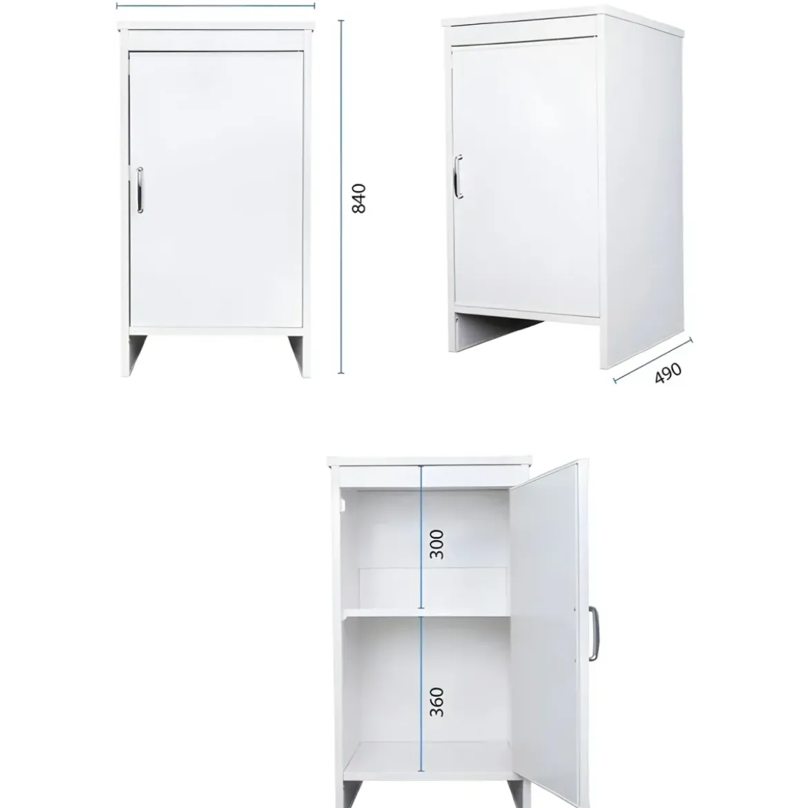 Mobile Lavatoio 45x50x85 cm con Pensile 45x34x52 cm 1 Anta