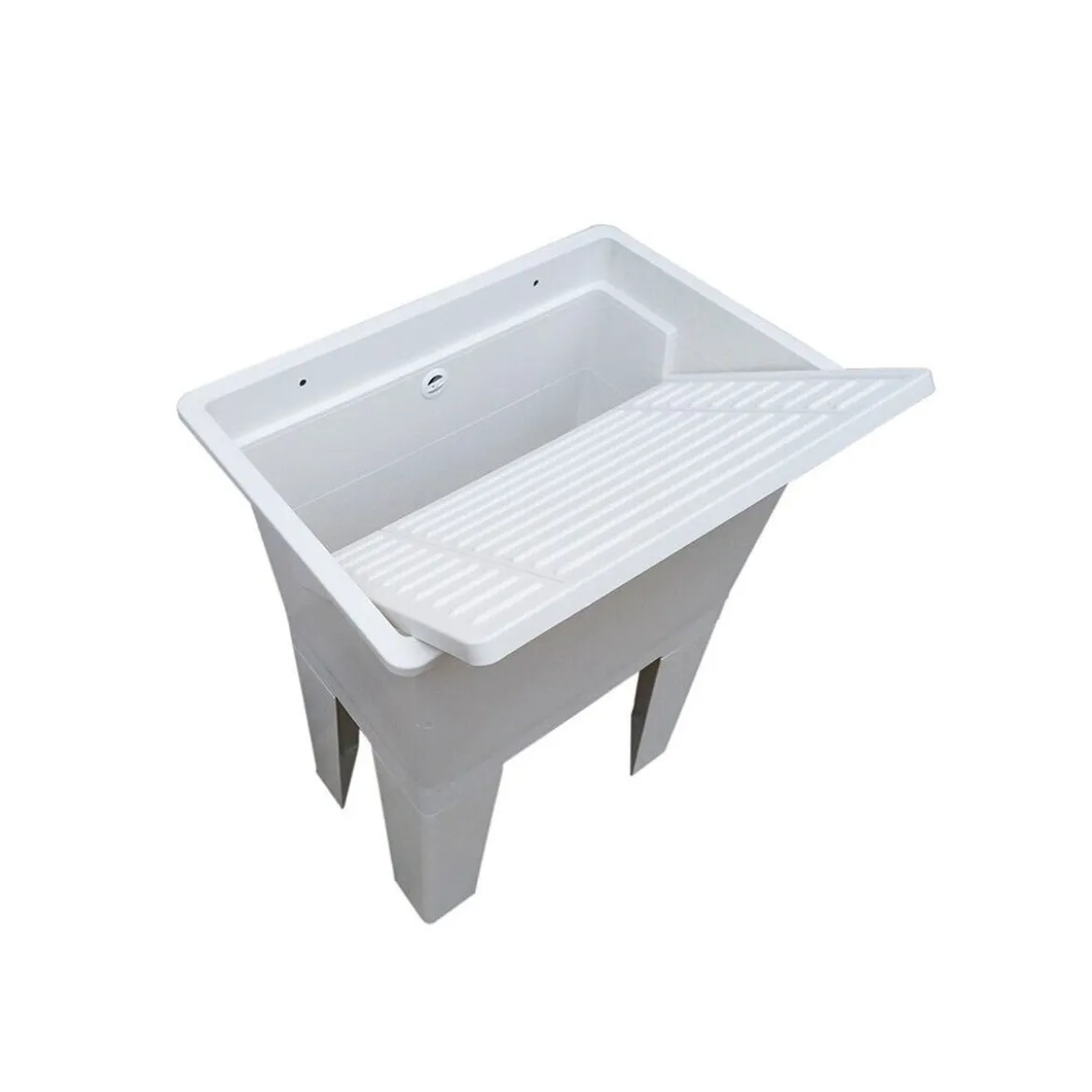 Monoblocco Mobile Lavatoio 60x42 Pilozzo da Esterno Acquaio in Resina