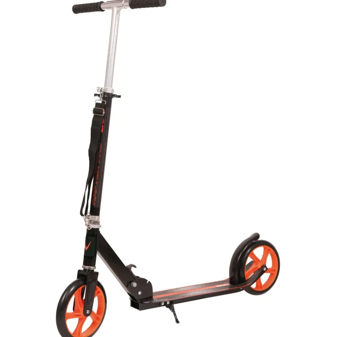 Monopattino Bambini 2 Ruote 200 mm Pieghevole Nero Altezza Regolabile