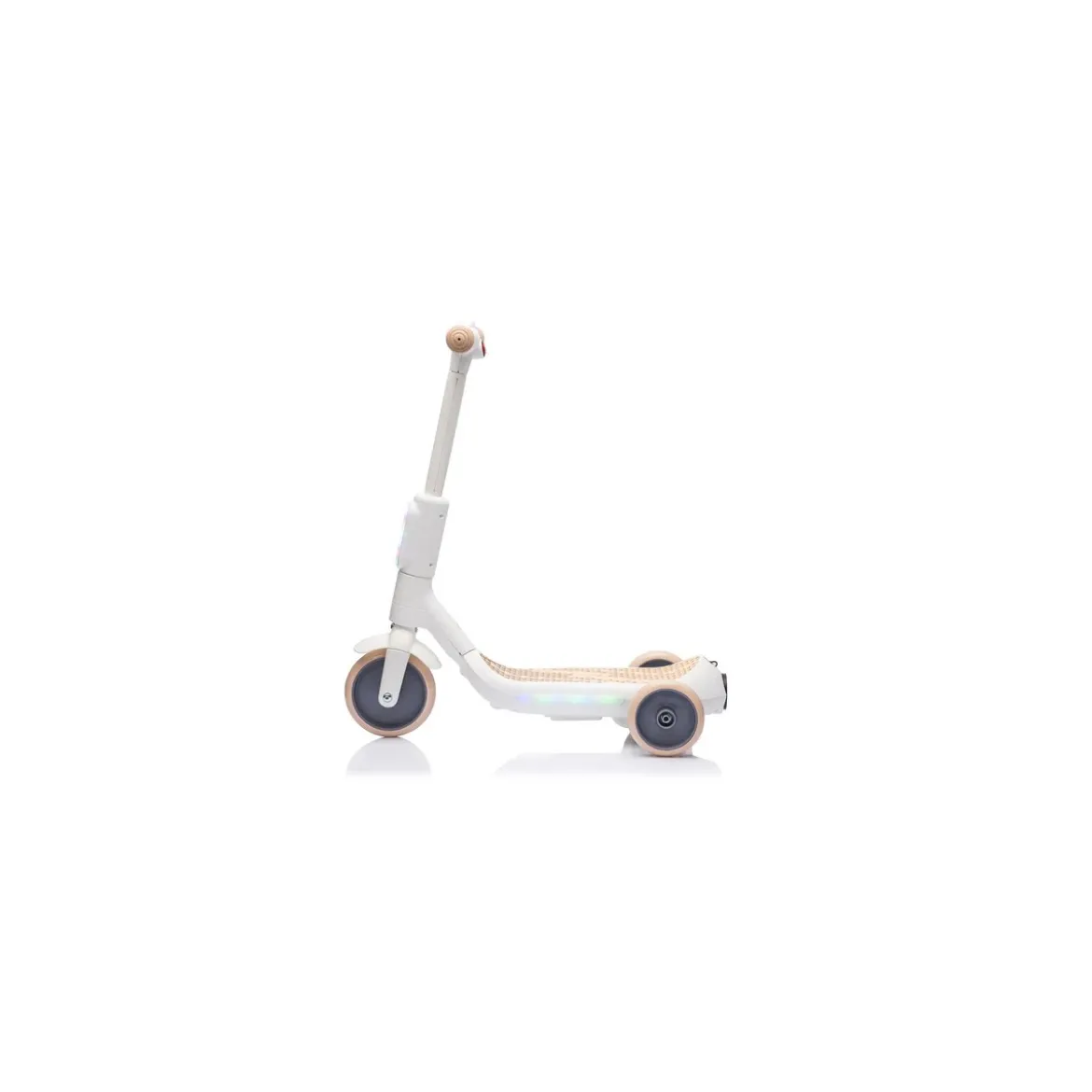 Monopattino Elettrico per Bambini Beige Deluxe con Protezioni