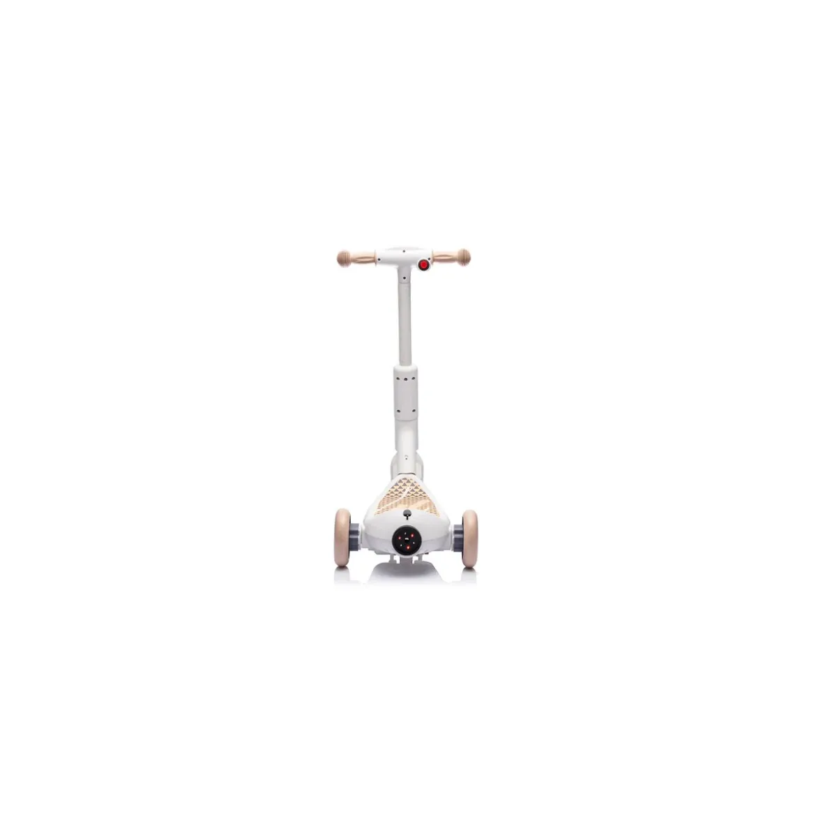 Monopattino Elettrico per Bambini Beige Deluxe con Protezioni