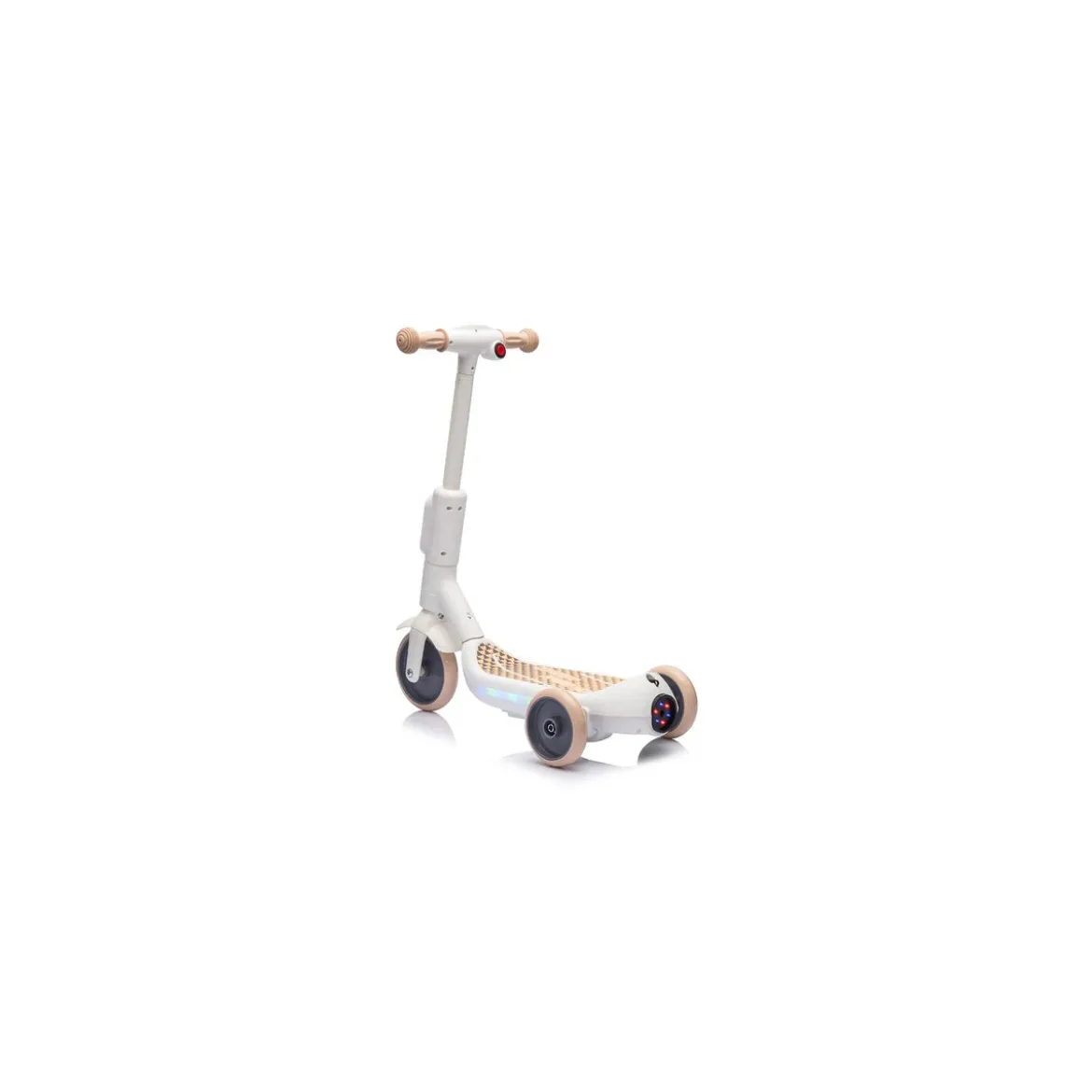 Monopattino Elettrico per Bambini Beige Deluxe con Protezioni