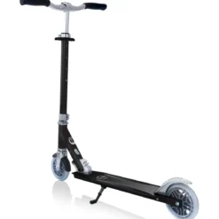 Monopattino per Bambini 6+ Nero Leggero Regolabile 100kg in Alluminio
