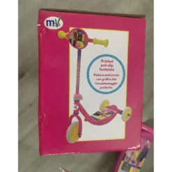 Monopattino per Bambini 3 Ruote Barbie Rosa Manubrio Regolabile