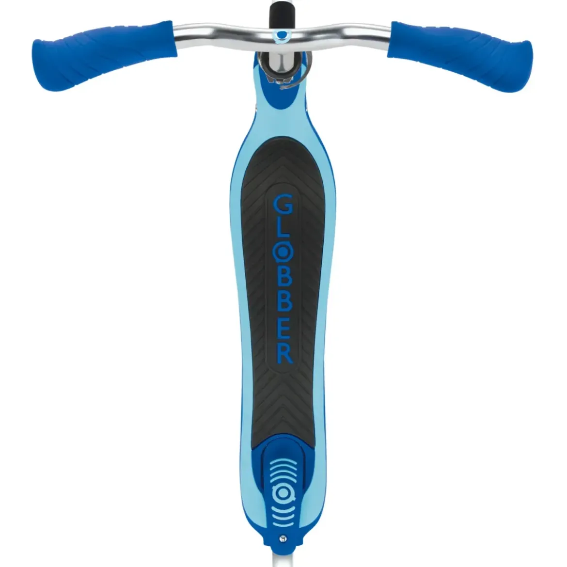 Monopattino per Bimbi 2 Ruote Blu Navy Manubrio Regolabile Ruote LED