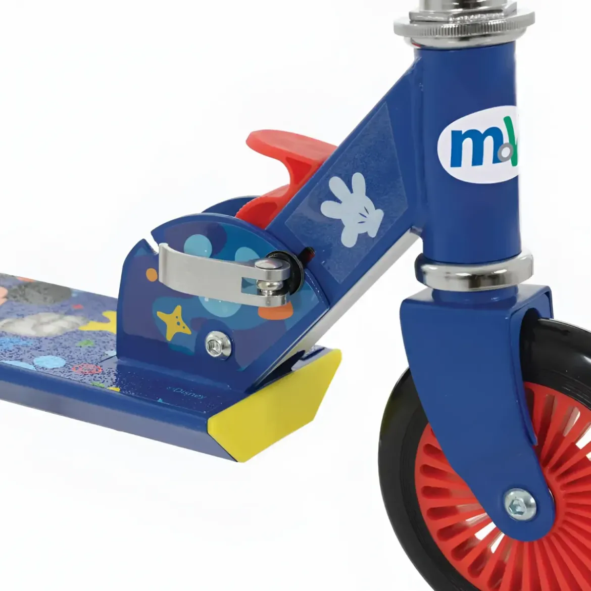Monopattino Pieghevole Bambini Topolino 2 Ruote Manubrio Regolabile