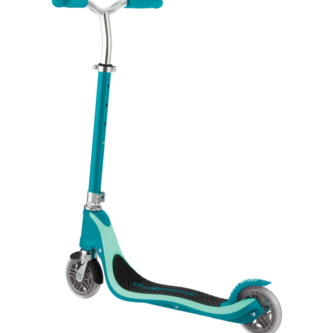 Monopattino Regolabile Bambini 6+ a 2 Ruote 100 kg Verde Acqua Robusto