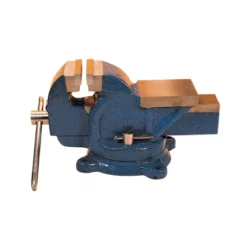 Morsa Banco Lavoro Girevole 125 mm Ganasce Acciaio Ghisa Incudine Professionale