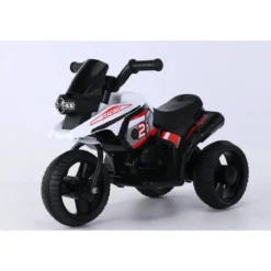 Moto Elettrica da Bambino a Pedale Colore Bianco 6V