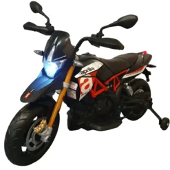 Moto Elettrica per Bambini Aprilia Scooter Dorsoduro a Batteria 12 V