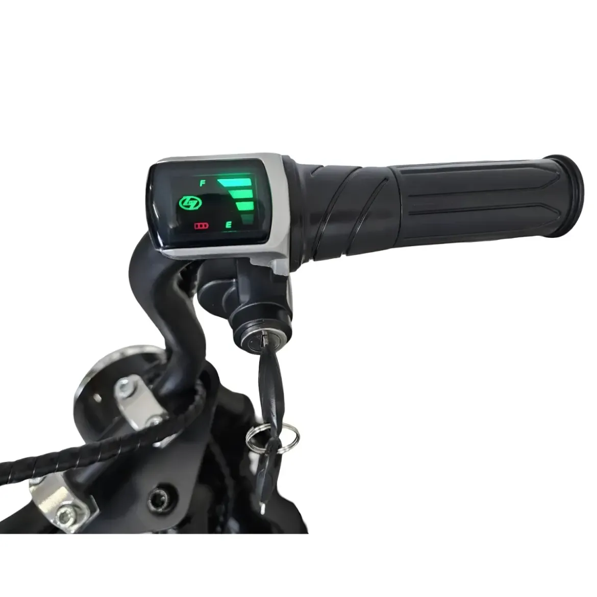 Moto Elettrica per Bambini Chopper Nero 24V 200W Sedile in Pelle