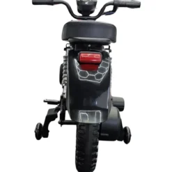 Moto Elettrica per Bambini Honda Cross Cub 110 12V Nero Ruote Laterali