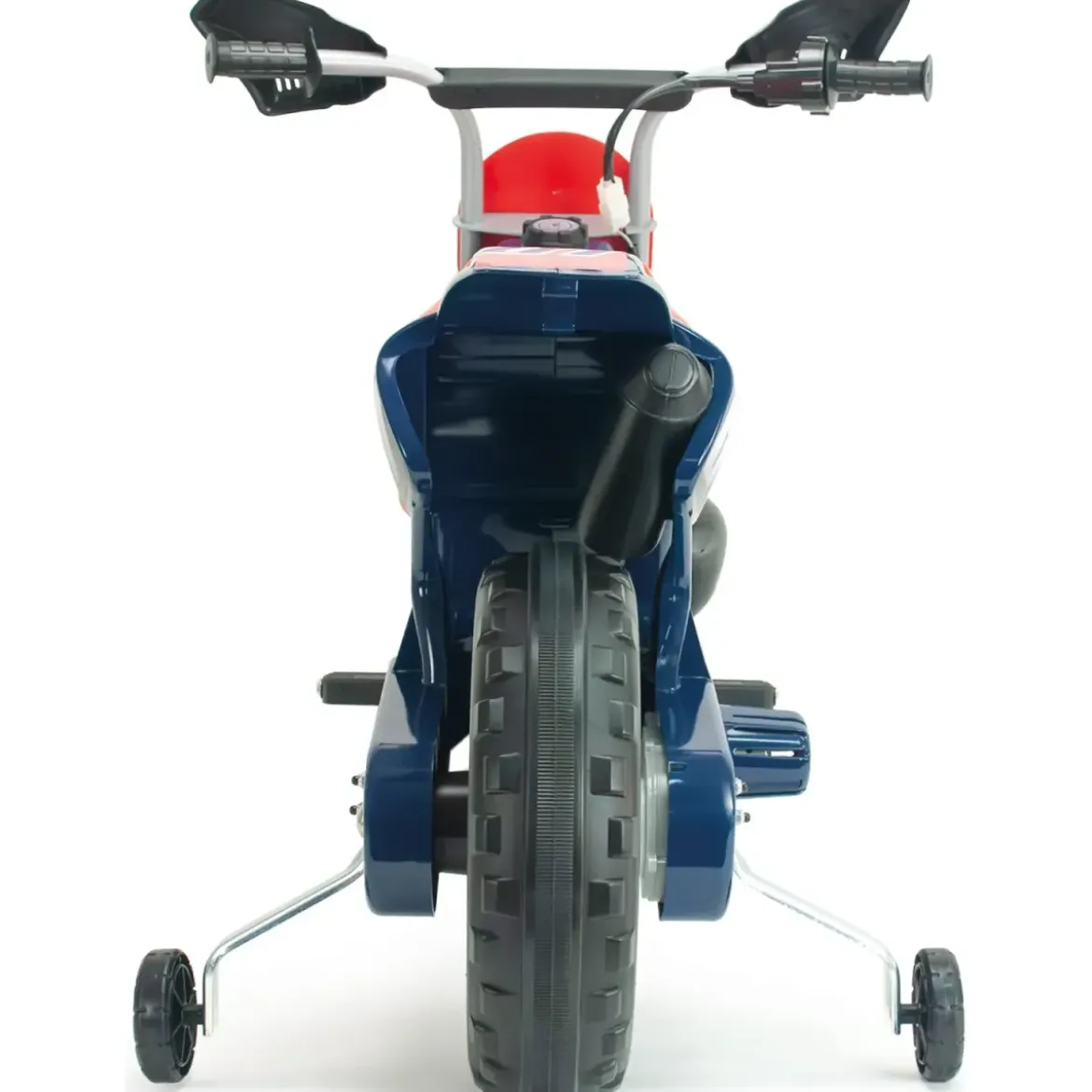 Moto Elettrica per Bambini Repsol 6V Rosso Blu Rotelle Laterali Sport