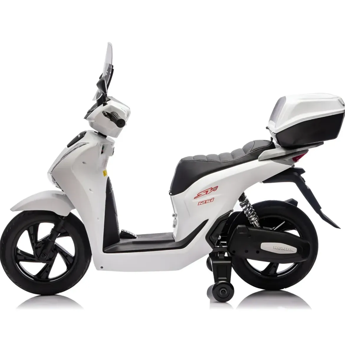 Moto Elettrica per Bambini 12V Scooter Bianco Honda SH125
