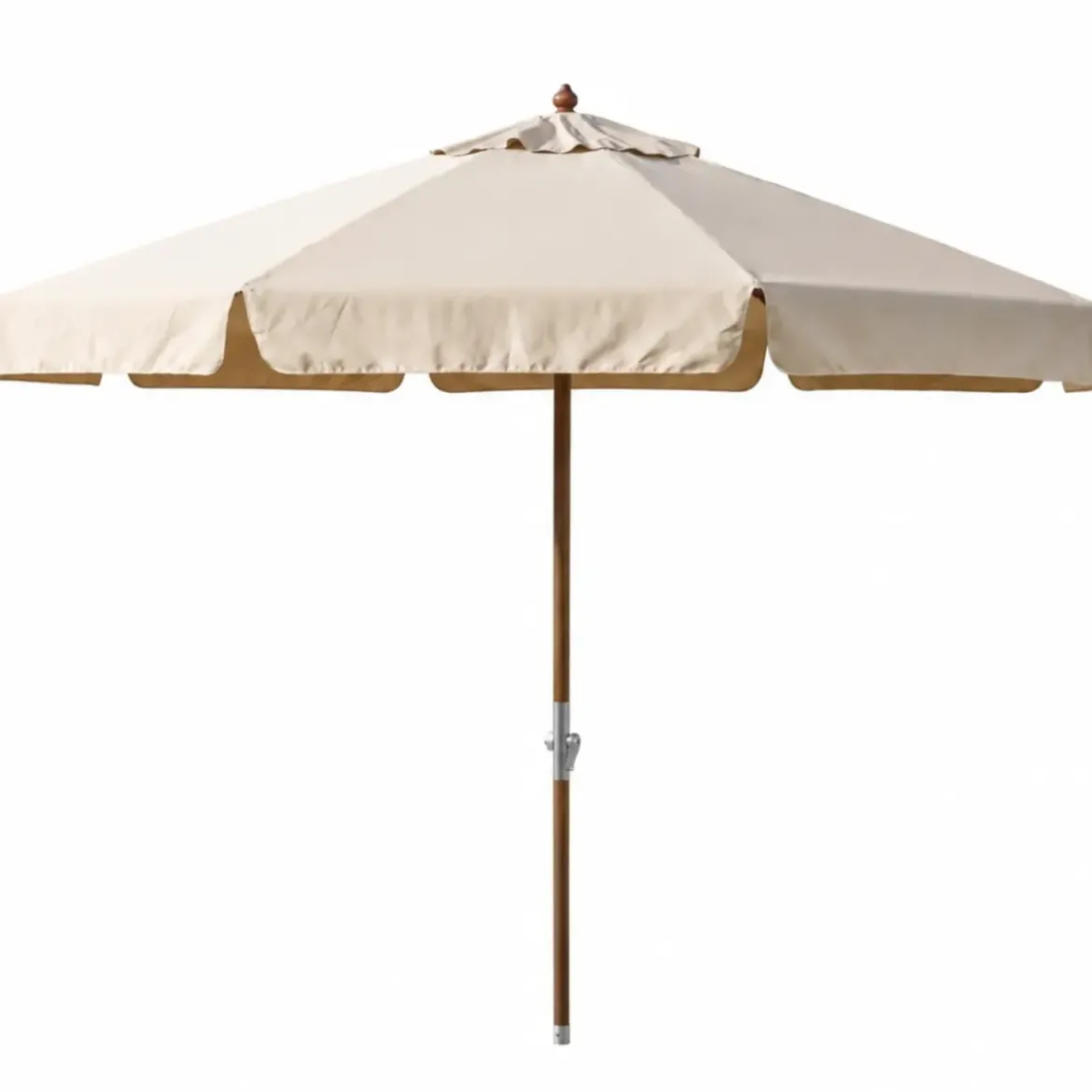 Ombrellone in Legno 2x3 Palo Centrale Rettangolare da Giardino Terrazzo Tavolo