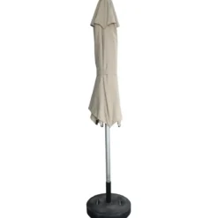 Ombrellone per Giardino 250x250 cm con Palo Centrale Sabbia Alluminio
