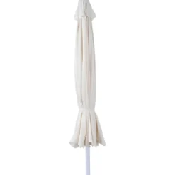Ombrellone Tondo 300cm Ecru Struttura in Metallo