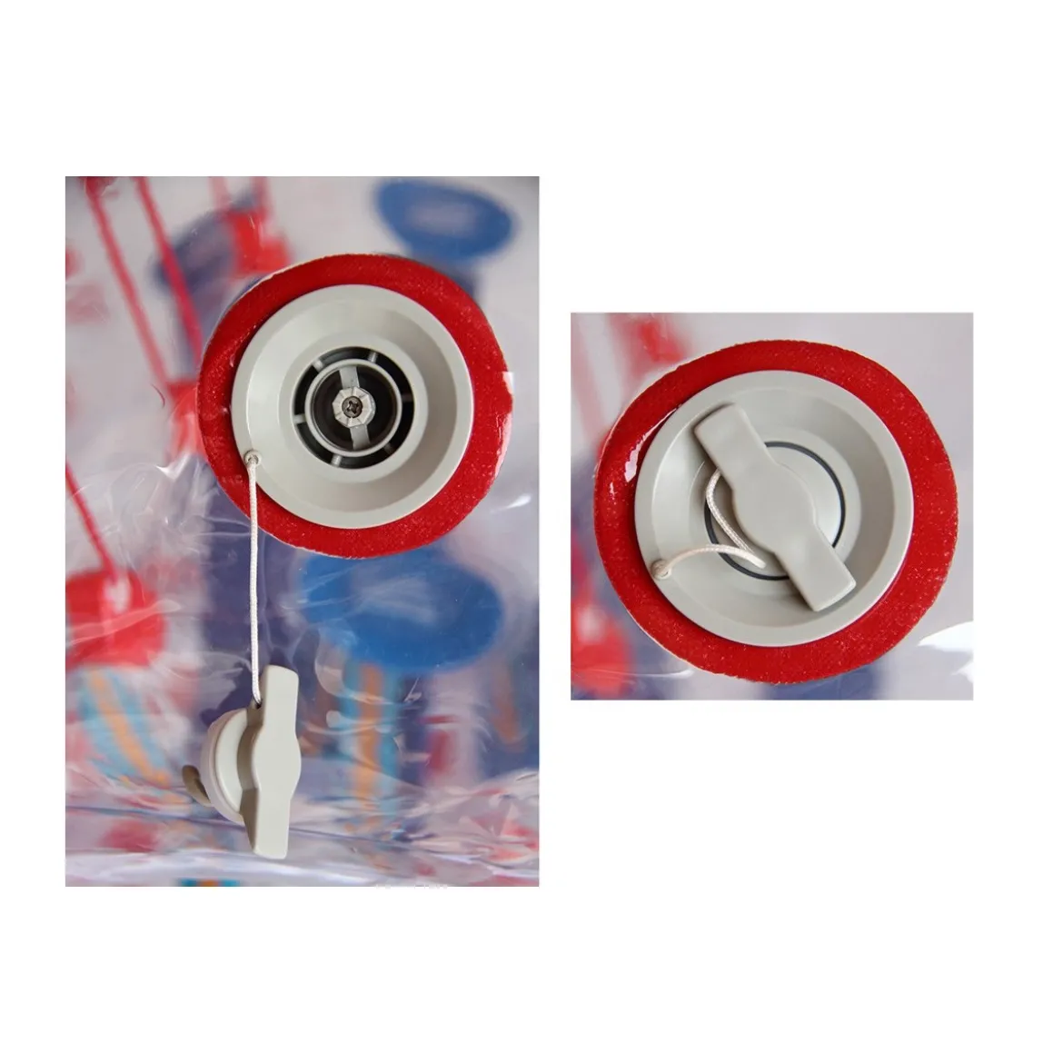 Palla Gonfiabile Happy Bumper Ball 1.5 mt con Pompa Aria Pallone Calcio Paraurti