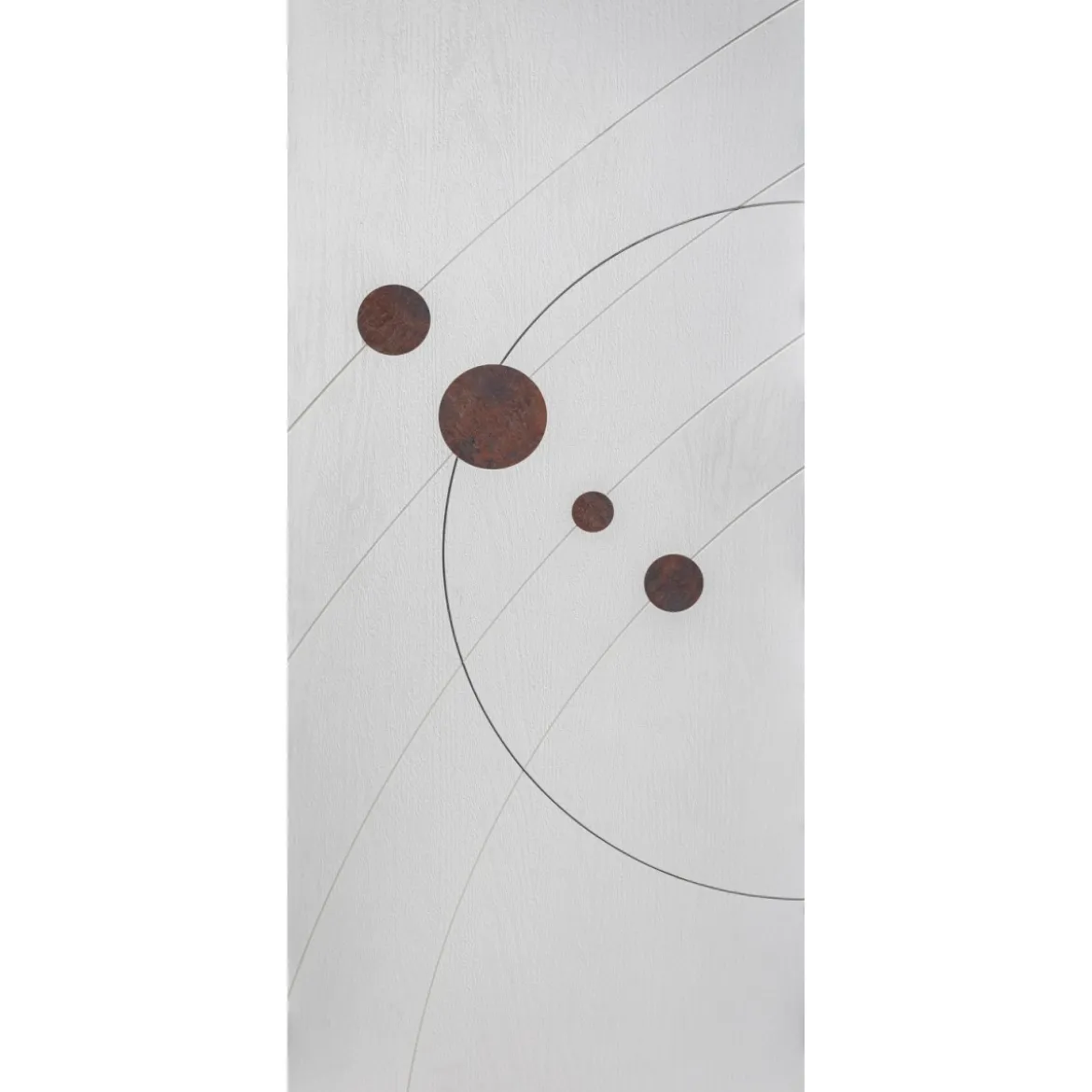 Pannellatura Esterna per Porta Blindata Giove con Inserti Pannello Moderno