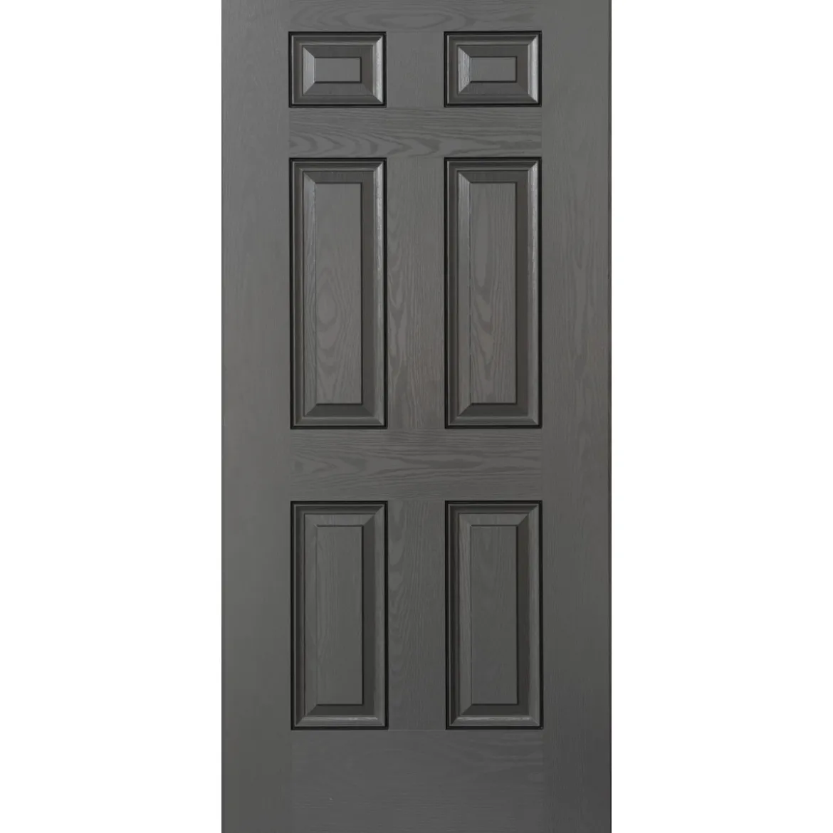 Pannello Grigio per Portone Blindato da Esterno in Vetroresina 90x210 Classico