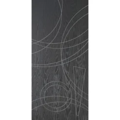 Pannello Pantografato Grigio per Porta Blindata da Esterno in Vetroresina Madrid