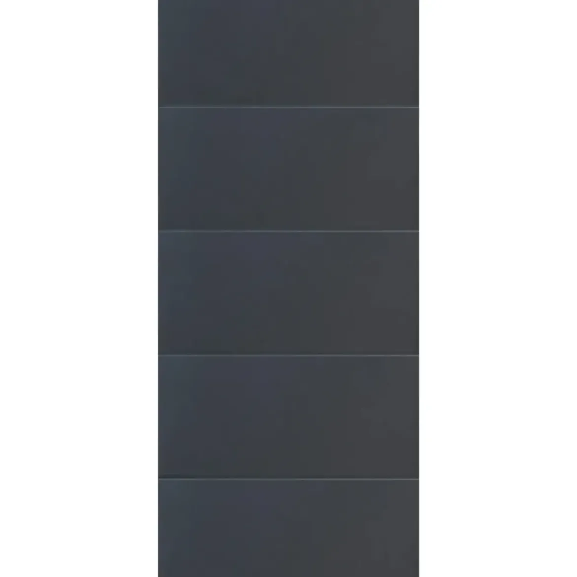 Pannello per Porta Blindata Alluminio Grigio con Incisioni 90x210 cm