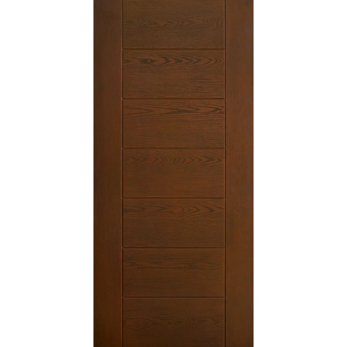 Pannello per Porta Blindata in Vetroresina da Esterno Helios Noce 90x210