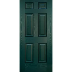 Pannello per Porta Blindata Verde Pantografato 90x210 Rivestimento Esterno