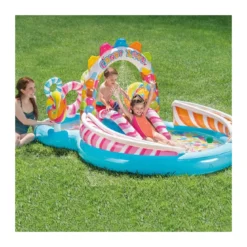 Parco Acquatico Bambini Candyzone Gonfiabile Intex Giardino Gioco Piscina
