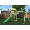 Parco Giochi Bimbi da Giardino in Legno Torretta Altalena Scivolo Corda
