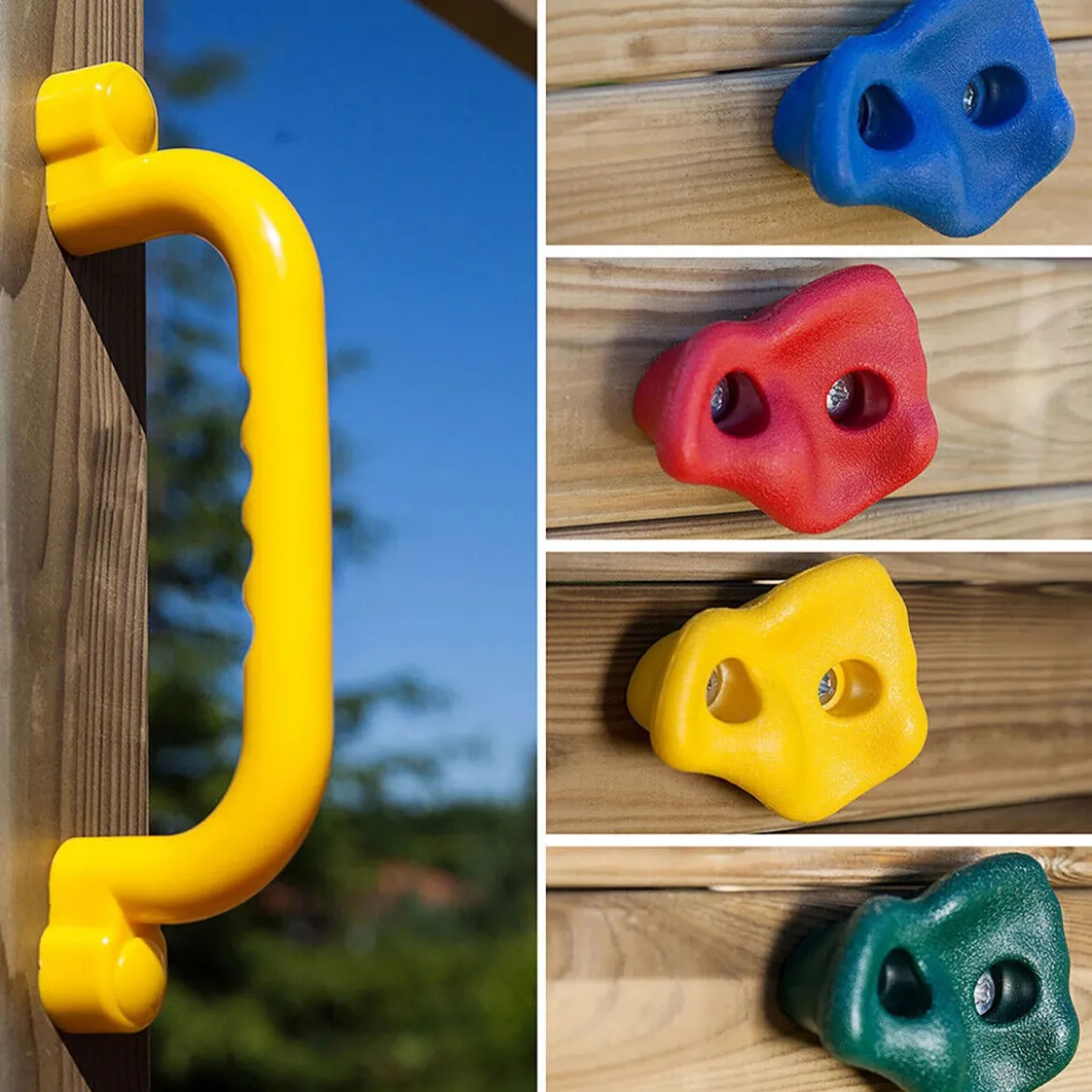 Parco Giochi in Legno per Bimbi da Giardino Altalena Scivolo Tavolino