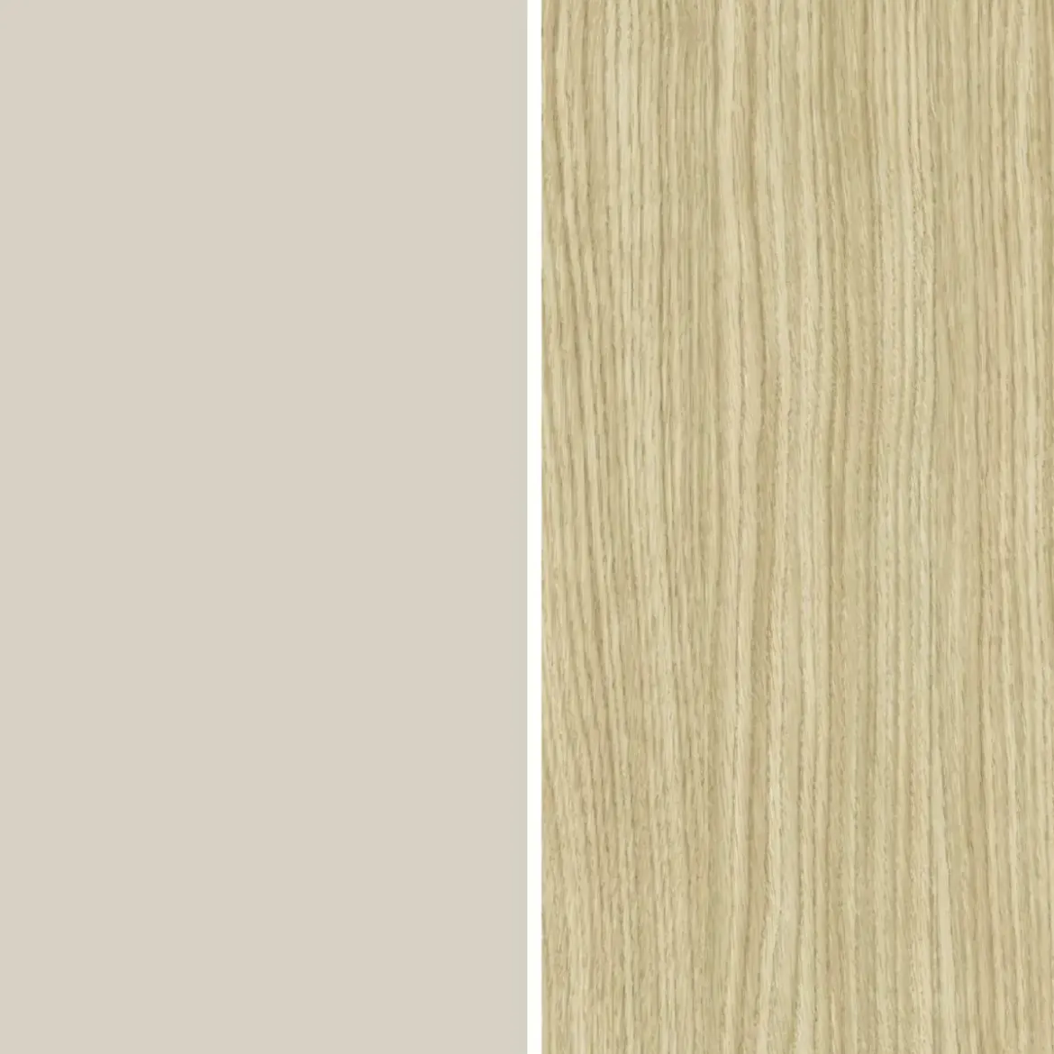 Parete Attrezzata Soggiorno 280 cm Porta TV Vetrina Legno Beige Rovere