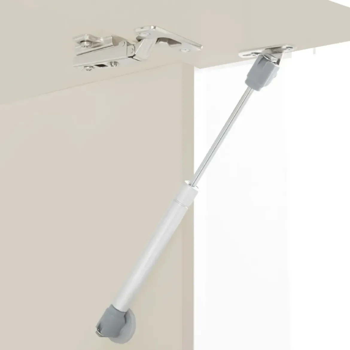 Parete Soggiorno Attrezzata Porta TV Vetrina Libreria Beige Rovere