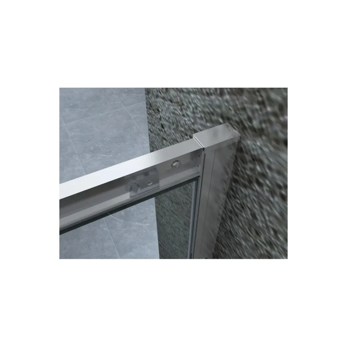 Parete Sopravasca 2 lato 6 mm Scorrevole in Cristallo Box Vasca da Bagno Doccia
