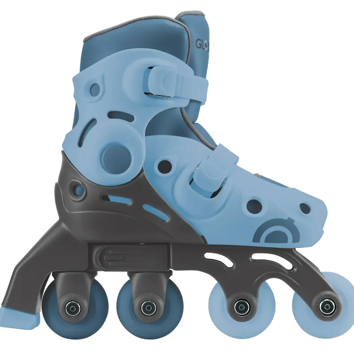 Pattini per Bambini 2 in 1 Regolabili Taglia 26–29 Celeste Pastello