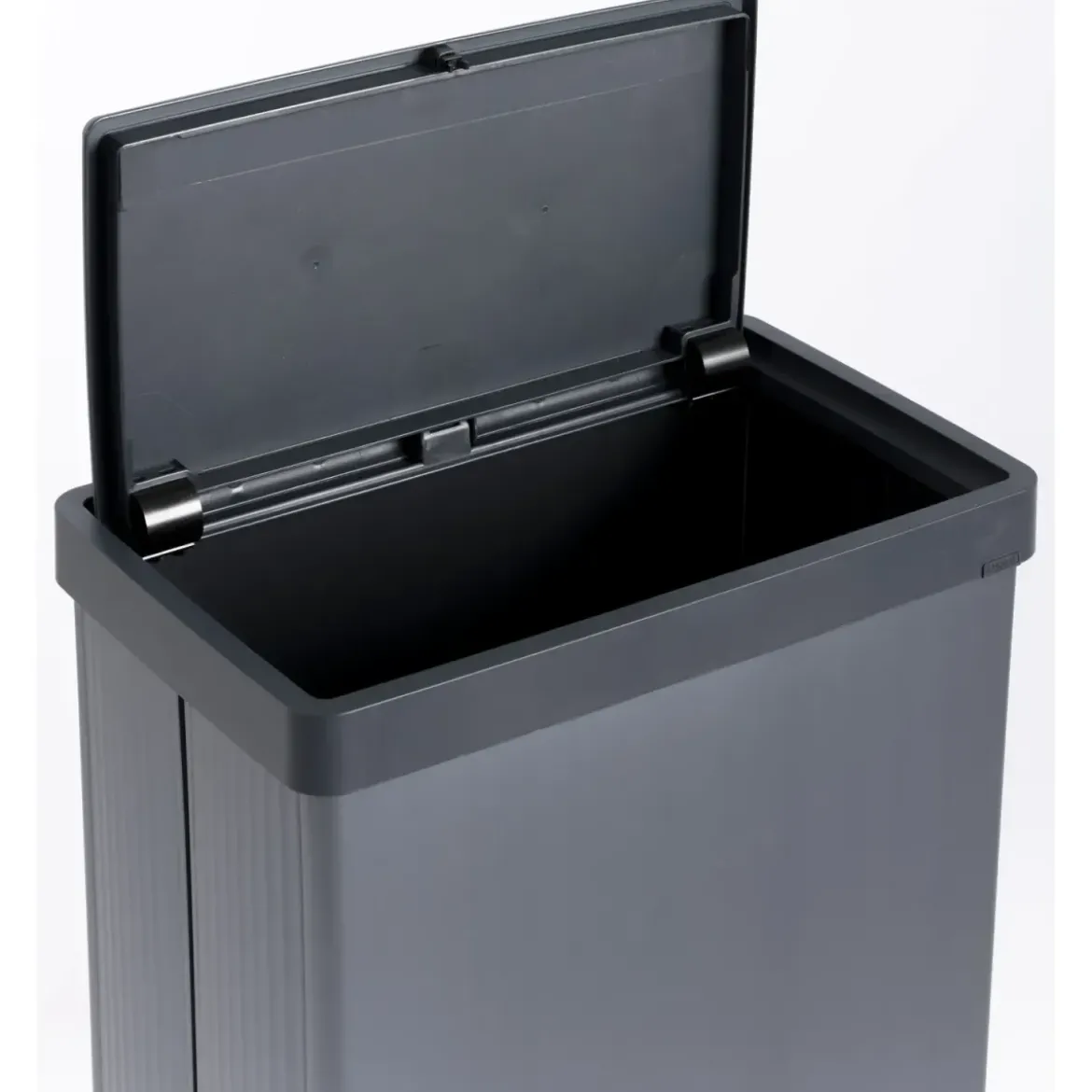 Pattumiera Keter 54L Blu Perlato Apertura Push per Cucina con Gambe