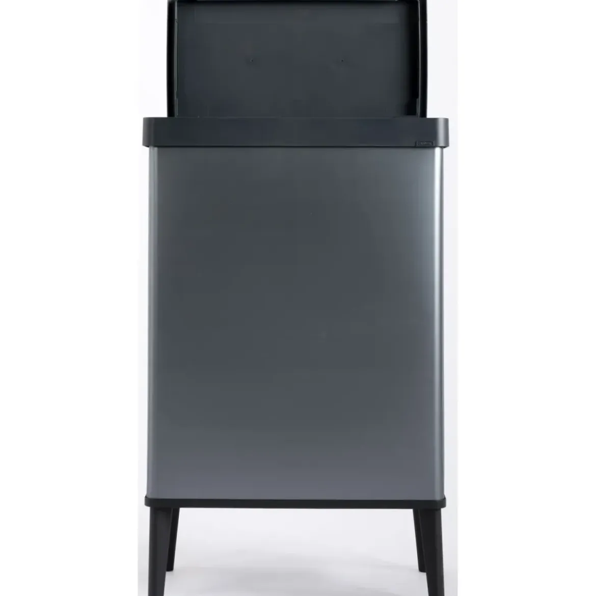 Pattumiera Keter 54L Blu Perlato Apertura Push per Cucina con Gambe