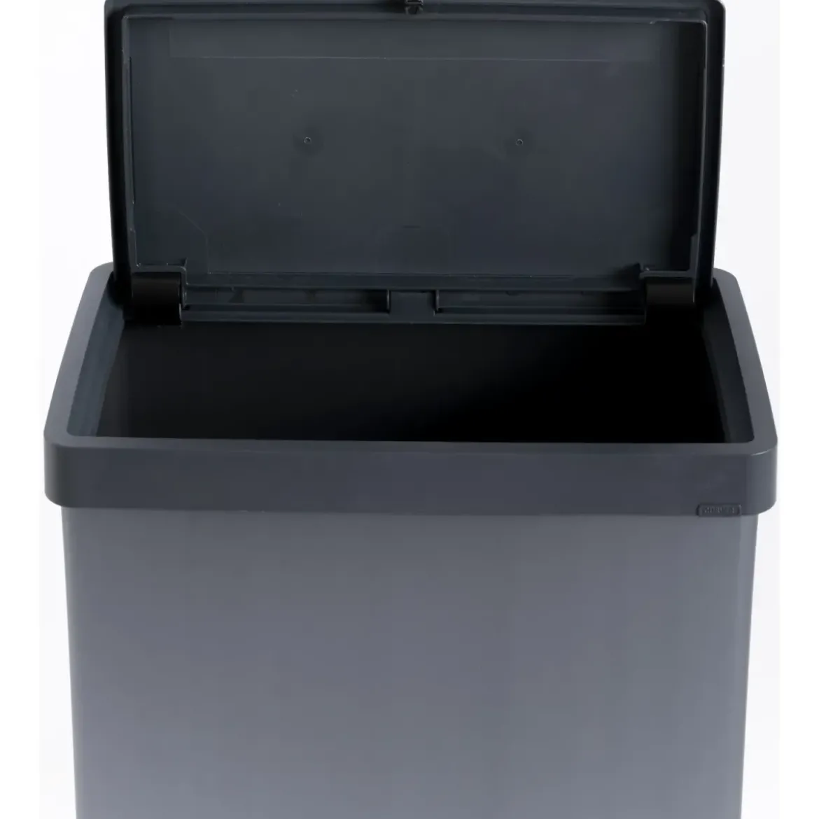 Pattumiera Keter 54L Blu Perlato Apertura Push per Cucina con Gambe