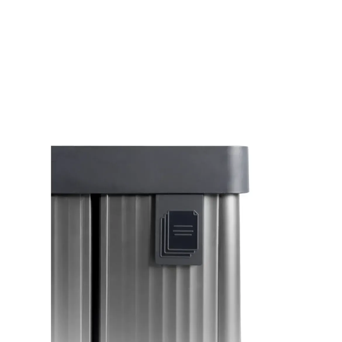 Pattumiera Keter 54L Grigio Perlato Differenziata Materiale Riciclato