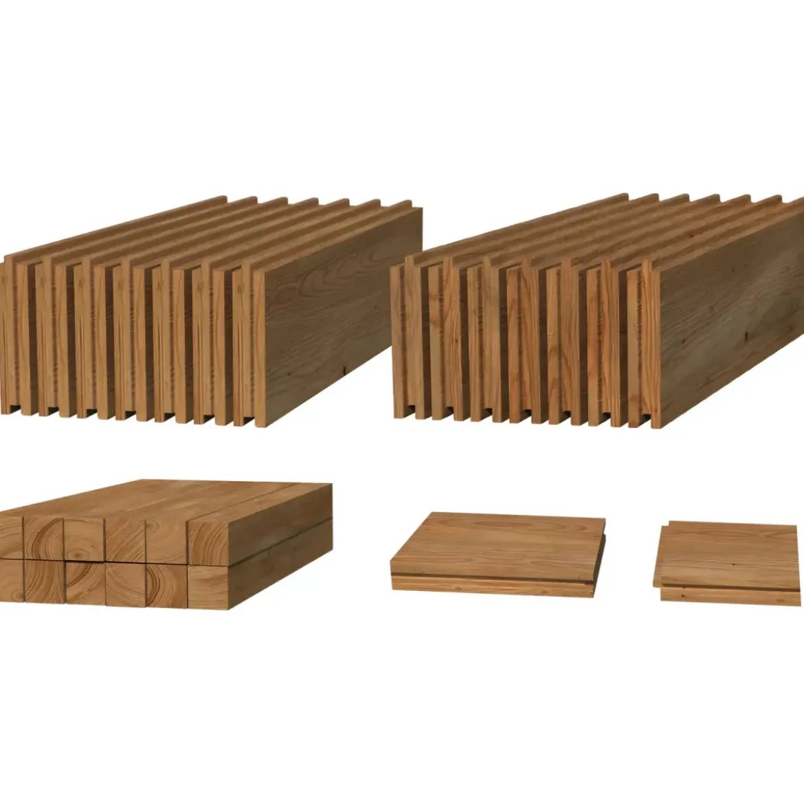 Pavimento per Casetta in Legno Impregnato da Giardino 358x296 cm
