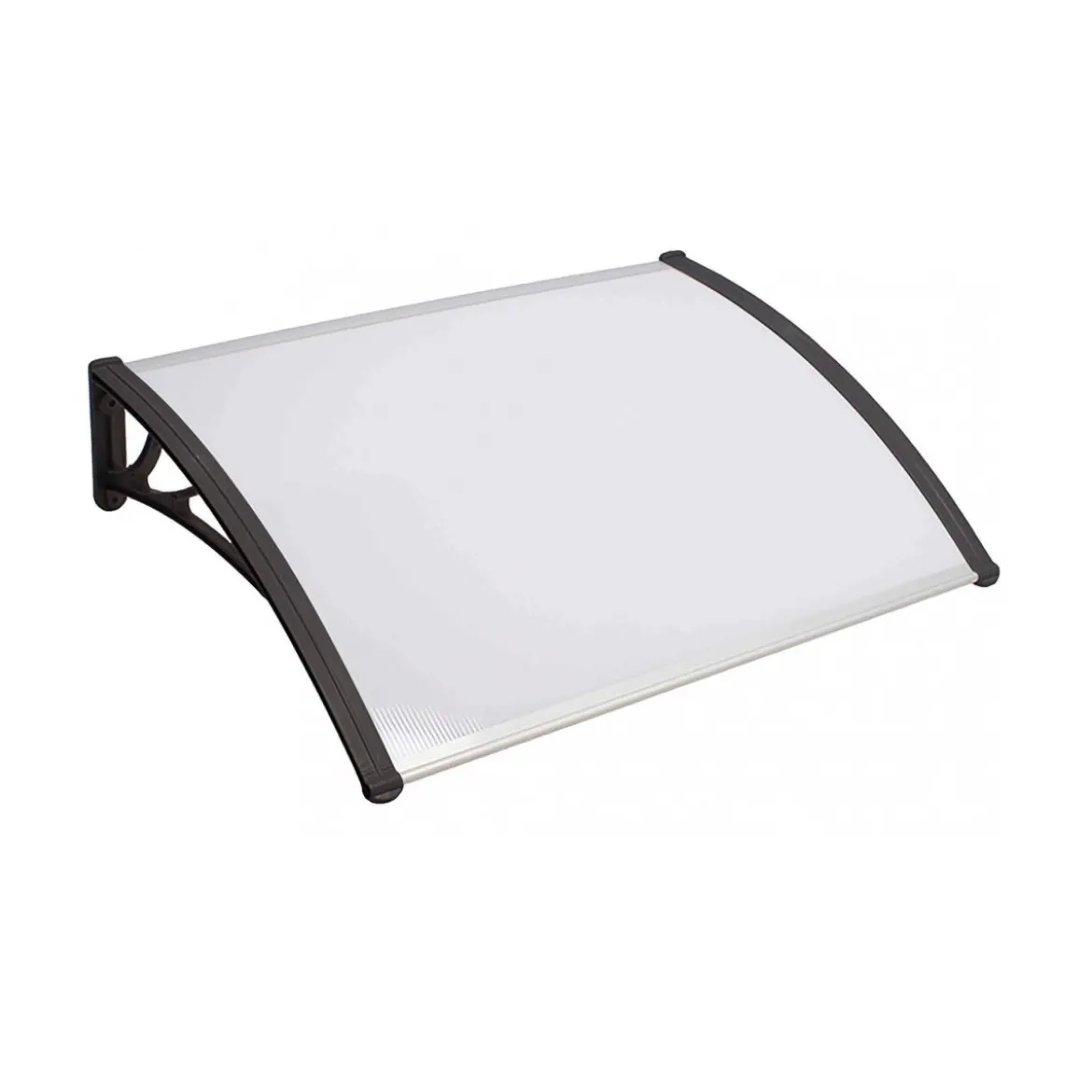 Pensilina in Policarbonato Alveolare Opaco 150x120 Antipioggia Portone