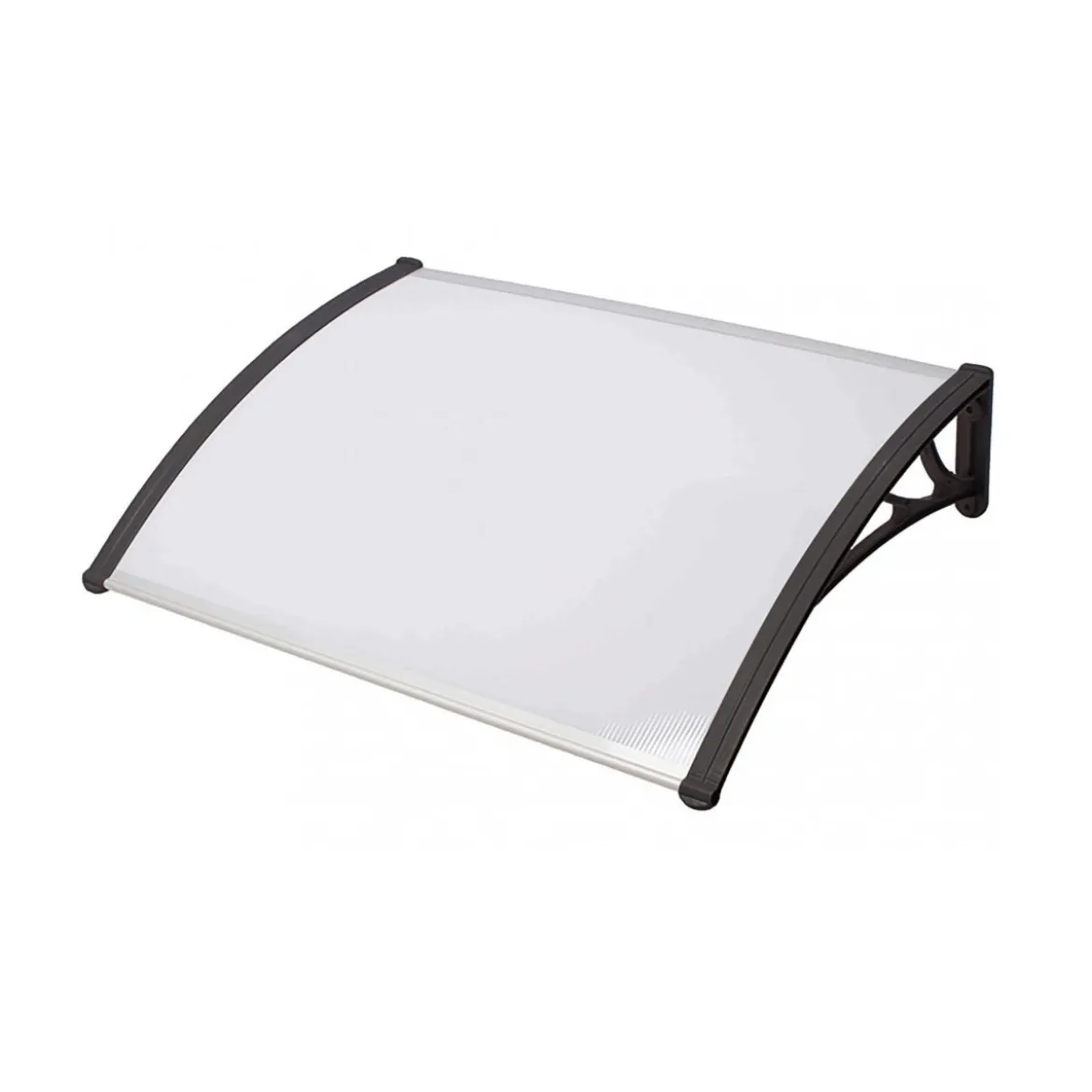 Pensilina in Policarbonato Alveolare Opaco 150x120 Antipioggia Portone