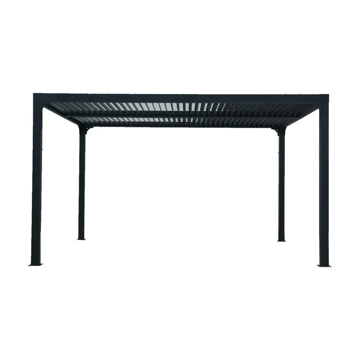 Pergola Bioclimatica 3.6x3 mt in Alluminio Gazebo da Giardino Terrazzo Pergolato