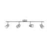 Philips Lampadario con 4 Faretti LED GU10 da Soffitto Cucina Soggiorno Lampadina