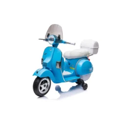 Piaggio Vespa Full Napoli Blu Moto Elettrica da Bambini Batteria 12 V