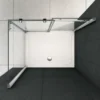 Piatto Doccia Acrilico 70 80 90 100 120 140 5cm Rettangolare Bianco con Piletta