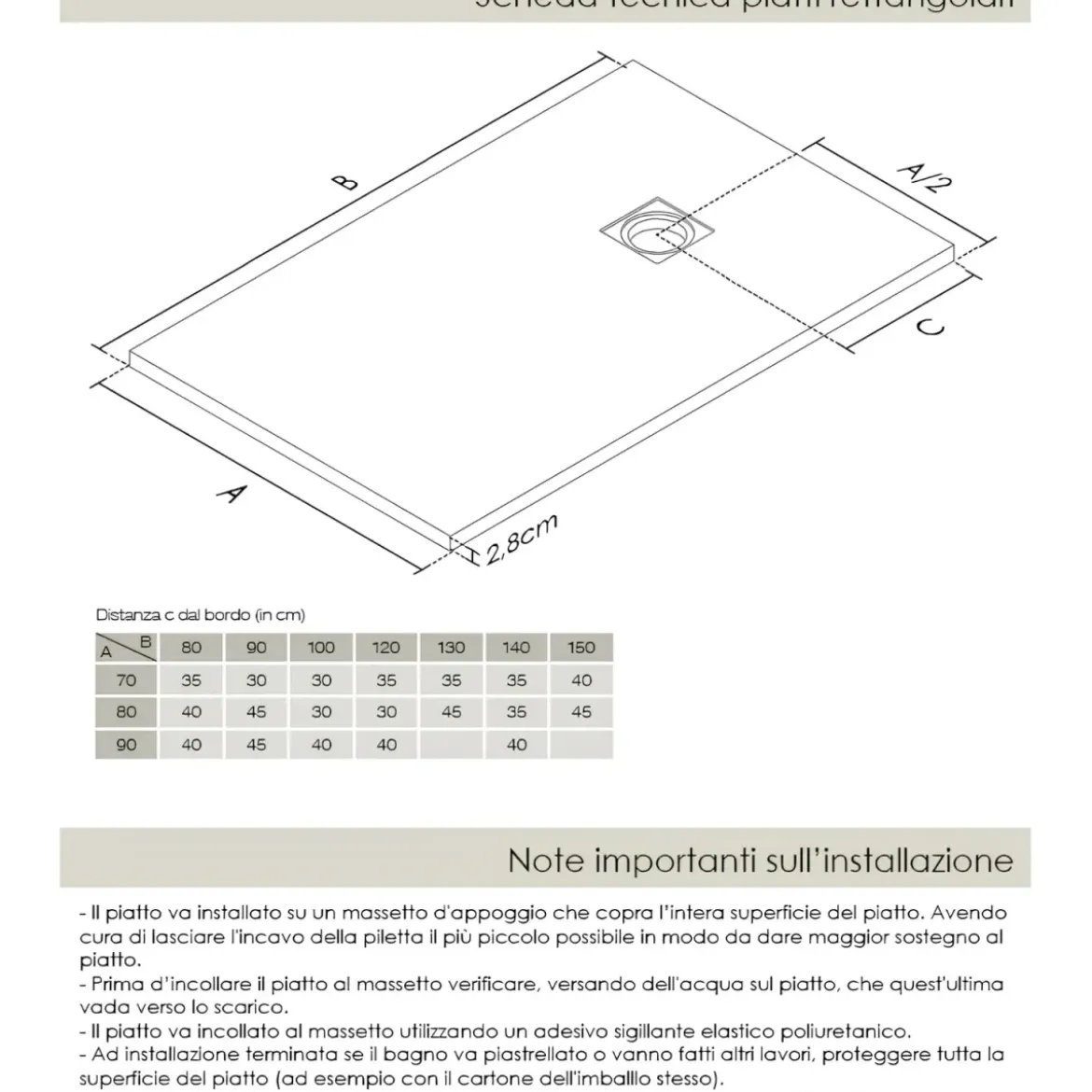Piatto Doccia Bianco Ardesia Slim Effetto Pietra Filo Pavimento in Marmo Resina