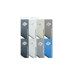 Piatto Doccia Grigio Rettangolare Effetto Pietra 70 80 90 100 120 140 Slim Flat
