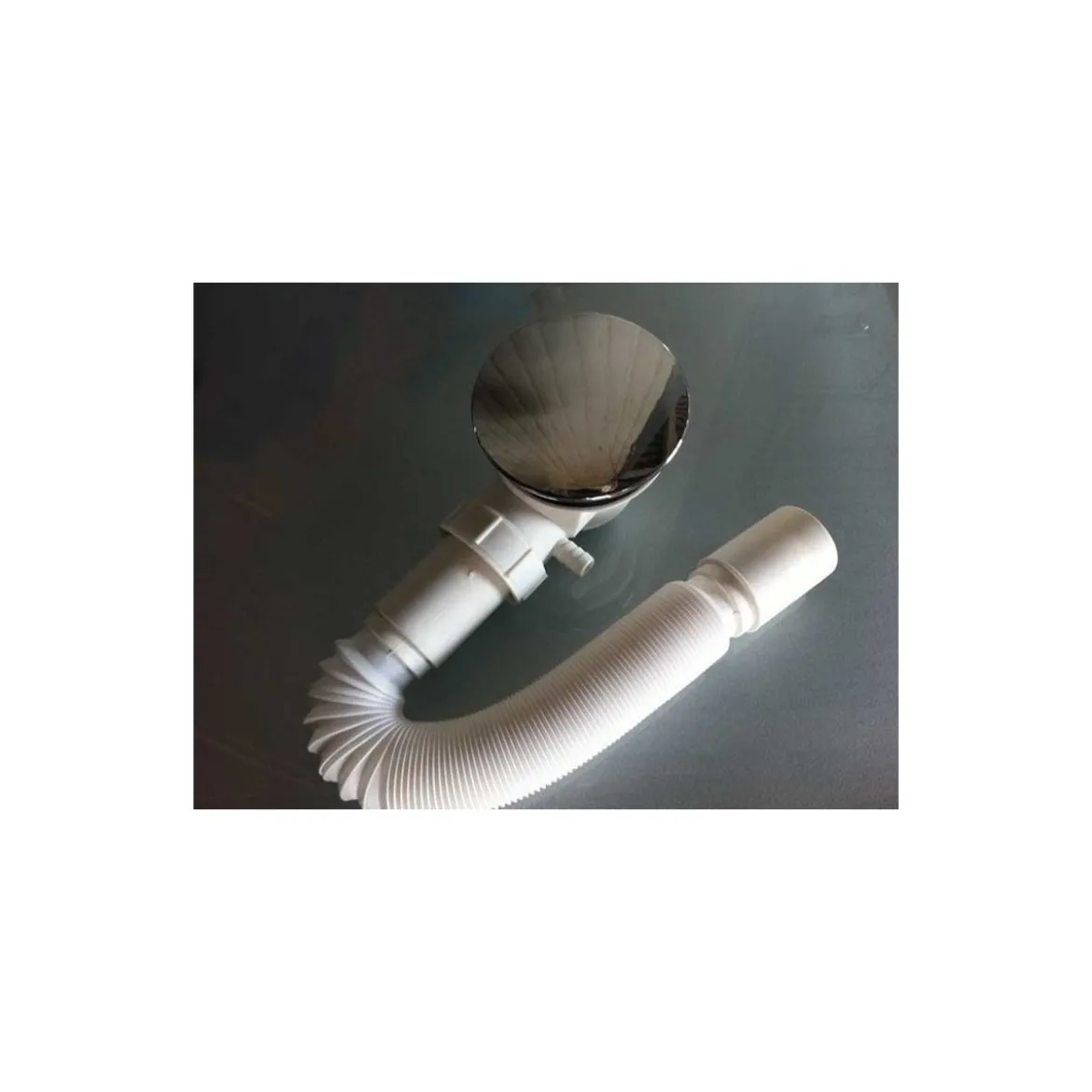 Piatto Doccia in Acrilico 80x80 90x90 5cm Quadrato Angolare Bianco con Piletta